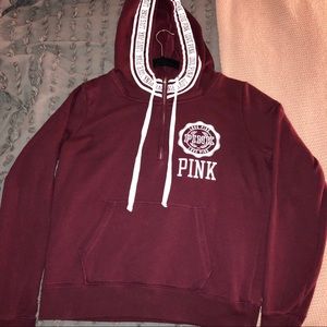 VS PINK quarter zip hoodie